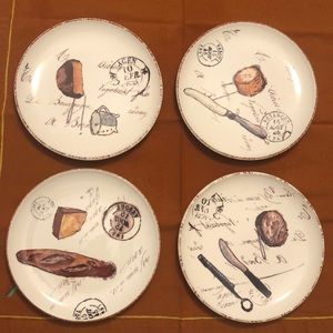 Williams-Sonoma set of 4 appetizer plates